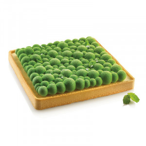 Set Tarte 20 x 20 cm Bubble, 1 Rama Microforata + Forma Silicon