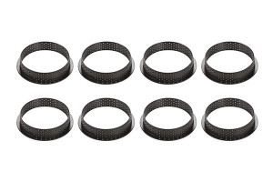 Set Tarte Ø8cm Honore, 8 Rame Microforate + Forma Silicon 8 cavitati - Img 6