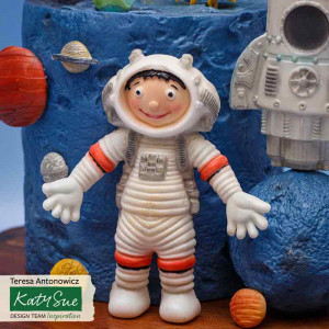 Silicon Astronaut mould 9.9 cm - Img 2
