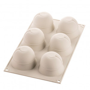 Silicon Caise mould Ø 6.2 x H 5.2 cm, 6 cavities x 118 ml - Img 3