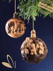 Silicon Christmas Mould - 3D Christmas Carol Globe, Ø 8 cm - Img 3