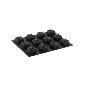 Silicon Deco mould, Single-portion 5.8 x 5.8 x h 4 cm, 100 ml, 12 cavities - Img 2