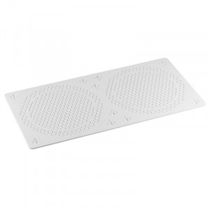 Silicon Decor Top/Insertion mould, honeycomb Ø 14 (18) x H 0.35 cm, 2+2+10 cavities (ALVEOLE 9) - Img 3