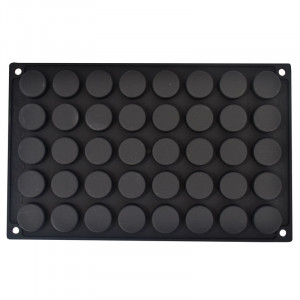 Silicon lozenge mould Ø2.7xH1.1cm, 40 cavities - Img 1
