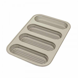 Silicon Mini Baguette 17 x 5.5 x H 2 cm, 4 cavities - Img 3