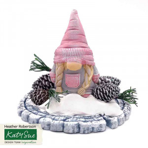 Silicon mould Gnome Fairy 5.5 x 1.5 x H 9.3 cm - Img 2