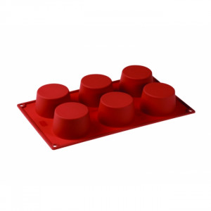 Silicon Muffin / Cupcake Tin Ø5xh3.5cm, 6 cavities