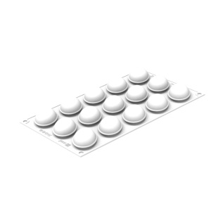 Silicon Oval mould 5.2 x 3.6 x H 2.2 cm, 15 cavities x 30 ml + cutter - Img 3