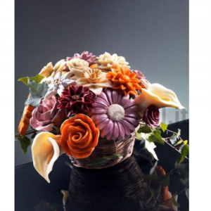 Silicone mould Colt's Flower Ø 6.7 cm - Img 2