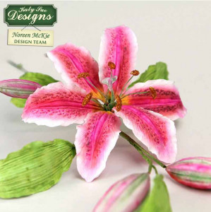 Silicone mould Lilies 10 x 3.3 cm, 2 pcs - Img 5