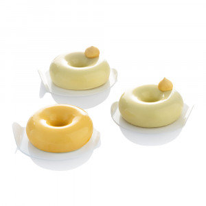 Silicone mould Single-portion Donuts Ø7.5 x H 2.5 cm, 24 cavities - Img 1