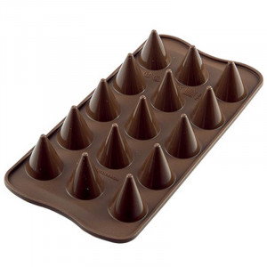 Silikomart Silicone Praline mould with Ø 2.6 x H 2.8 cm, 7.5 ml, 15 cavities (SCG20) - Img 1