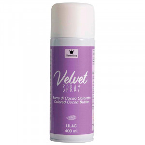 SPRAY VELVET - Élelmiszerfesték lila E171 nélkül, 400 ml