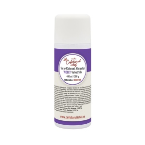 SPRAY VELVET VELVET Копринен хранителен оцветител Violet 400 ml