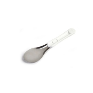 Stainless Steel Ice Cream Spatula L 30 cm, White Silicon Handle