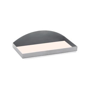 Suport Pardoseala pentru Lopeti Pizza cu Covoras Cauciuc, Otel Inox, 40 x 20 x 12 cm