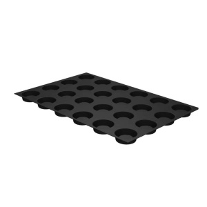 Szilikon forma Fiberform 60x40cm 24 cav. Savarin Ø 7 x H 2,3 cm, 65 ml - Img 2