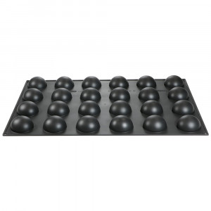 Szilikon forma Monoportii Semisphere Ø7 x H 3,5 cm, 24 üreggel - Img 2