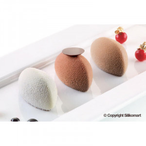 Szilikon Quenelle Mignon 6,3 x 2,9 x h 2,8 cm, 12 üreggel - Img 3