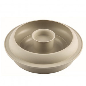 Szilikon tortaforma 3D kerek 3D szív Ø 22 x H 6,5 cm, 1690 ml - Img 2