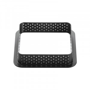 Tarte Sand Set 8 x 8 x H 2 cm, 6 микроперфорирани медни + силициеви формички 6 кухини - Img 5