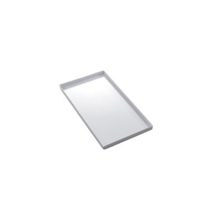 Tava 39.5 x 20 x H 2 cm, pentru Stocare si Depozitare, Material Plastic Alb - Img 1