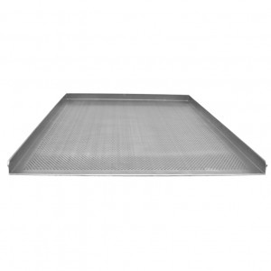 Tava Aluminiu Perforat - 3 Margini, 60 x 40 x H 2 cm - Img 3