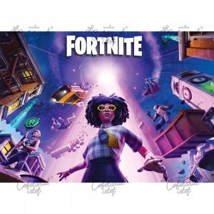 Vafa imprimata Fortnite Model 10, A4 - Cofetarul Istet