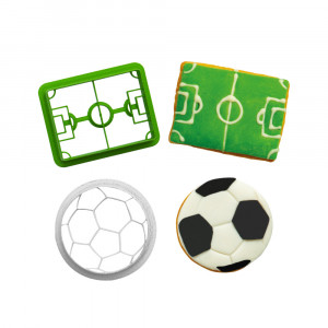 Vágógépek Műanyag Sport - Futball R 6,5 és 7,5 x H 2,2 cm, 2 db - Img 3