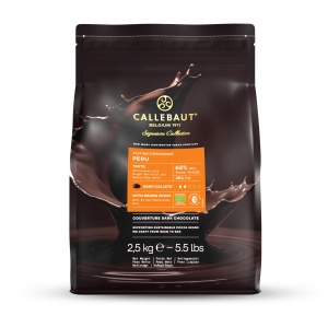 Zestina Peru Dark Chocolate, 65% Cacao Barry Callebaut, 1 kg