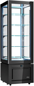 Вертикална хладилна витрина +2/+10°C , Luxor New Style Slim Slim Black