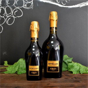 Вино Otellino 1813 Nero di Lambrusco Червено Полусухо - Cantine Ceci - 0.375 Л - Img 2