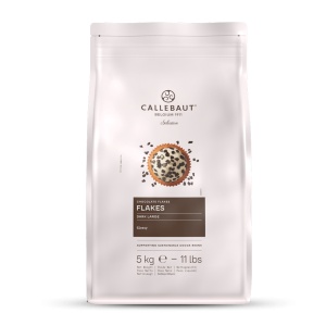 Декорации от тъмен шоколад с големи люспи 38,4% Barry Callebaut, 5 кг