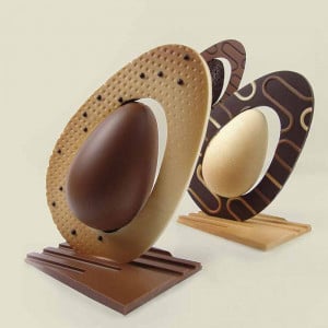 Или паста Ø 13 x H 20 cm, Matrite Plastic Комплект 2 Шоколадови предмети