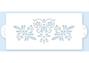 Пластмасов страничен декор Sablon Флорална фантазия, 26 x 12,5 cm