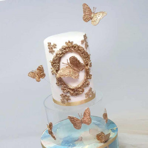 Реколта барок Реколта кръгла силиконова отливка 12,7 x 10,8 cm - Img 6
