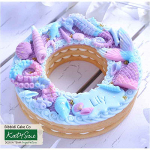 Силиконова отливка Граница с морски вълни, 3 предмета L 19,5 cm - Img 3