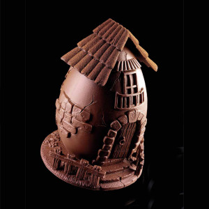 Силиконова форма за средно яйце ,,Casuta de la Tara", Ø 12 x H 18,5 cm, комплект от 3 части - Img 1