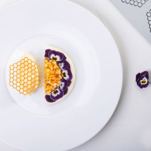 Силиконова форма за фурна Gourmand 6,75 x 6,05 x H 0,2 cm, 8 кухини - Img 1