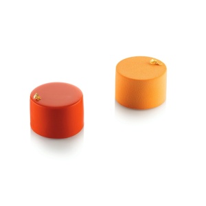 Силиконова форма Цилиндър с една порция Ø 8 x H 4,5 cm, 24 кухини, 225 ml (SQ096) - Img 1