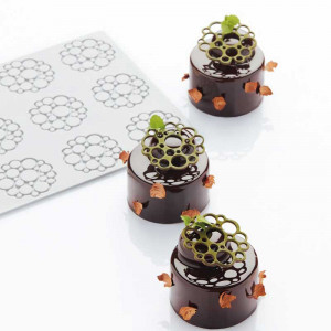 Силиконова форма PavoDecor PavoDecor Кръгове Кръгла форма, 15 кухини Ø 5 x H 0,2 cm, 2,1 ml - Img 2