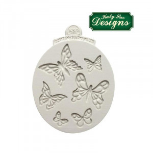 Силиконови формички Пеперуди 6 Предмети Ø 3,5 - 1 cm - Img 1
