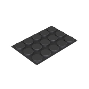 Силиконов диск за еднократна употреба Ø 10 x H 2 cm, 15 кухини, 155 ml (SQ074) - Img 2