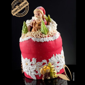 Силиконов калъп Дядо Коледа 3D, 9 x 8 x H 10,5 cm - Img 3