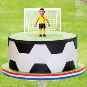 Силиконов калъп Футболист H 12 cm - Img 3