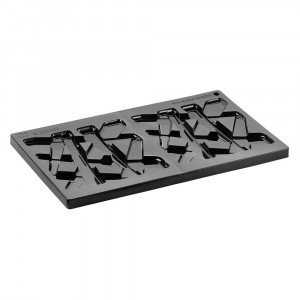Силициева форма TOP Shanghai 13.5x13.5x13.5xH1cm, 2 кухини - Img 3