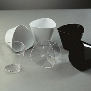 Триъгълна чаша 175 ml, Ø 8,5 x H 6,5 cm, комплект 100 бр. - Img 4