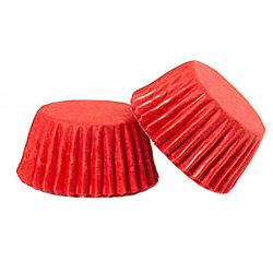 Червена хартия Chese XS, Ø 2,7 x H 1,7 cm, 200 бр. - Img 1