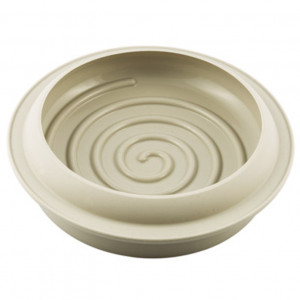 3D силиконова форма за торта 3D Spiral Ø 22 x H 5,7 cm, 1680 ml - Img 3