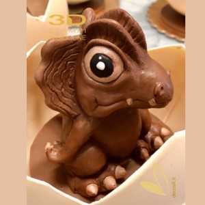 3D 3D 3D dinoszaurusz dinoszaurusz dinoszaurusz csirke, Ø 12 x H 12 cm - Img 2